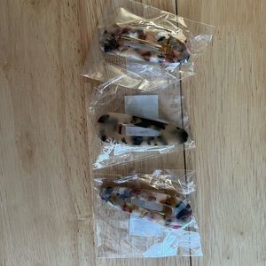 3 Hair Clip - Barrettes - Hairpins - Brand New - Never Used